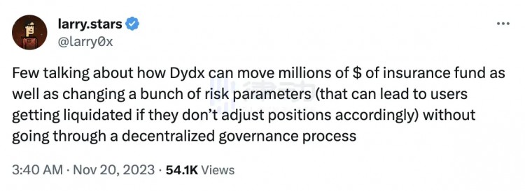 由于YFI暴跌，5000萬美元頭寸被強平，dYdX清算機制受到社區質疑